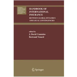 Handbook of International Insurance, Fachbücher von J. David Cummins, Bertrand Venard