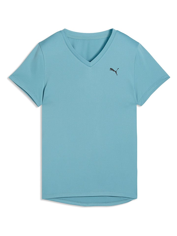 Puma Funktionsshirt "Train All Day Essential" in Türkis - XS