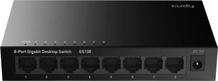 CUDY 8-Port Gigabit Metal Switch