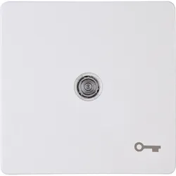 Kopp 333962004 HK05 - Flächenwippe mit Linse und Symbol ”Schlüssel”, Farbe: arktisweiß