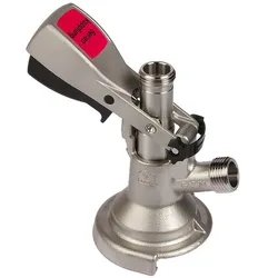 Micro Matic - KEG Zapfkopf zur Reihenschaltung - Typ A Anschluss Flach A-System