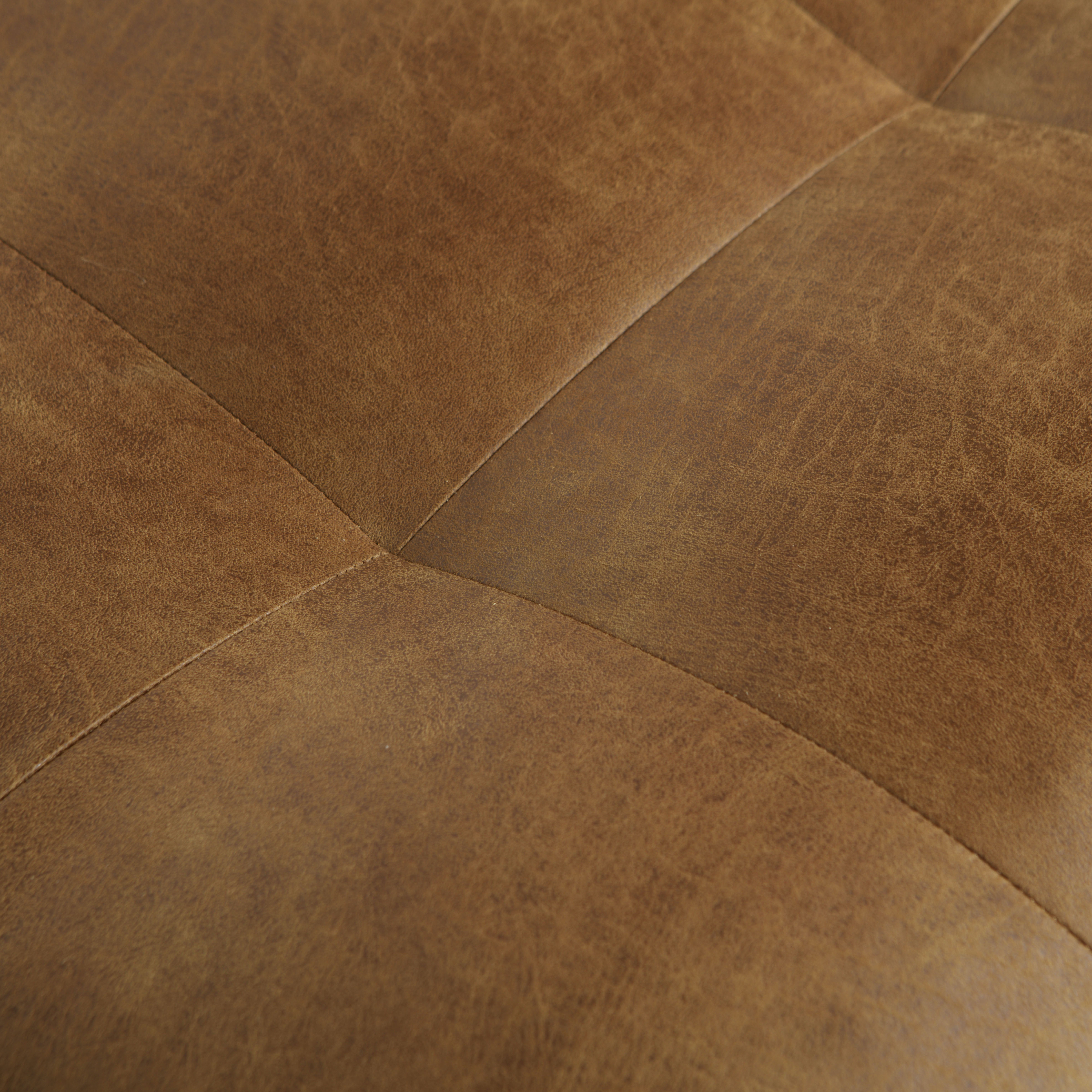 2,5-Sitzer WOOOD "Rodeo Classic Recycling-Lederfaser-Verbundstoff H 83 x B 230 x T 88 cm", braun (cognac), B:230cm H:83cm T:88cm, Sofas, 2 5-Sitzer, Tragkraft 200 kg, Metallbeine, pleigleicht, Gute Verschleissfestigkeit cognac B/H/T: 230cm x 83cm x 88cm, 