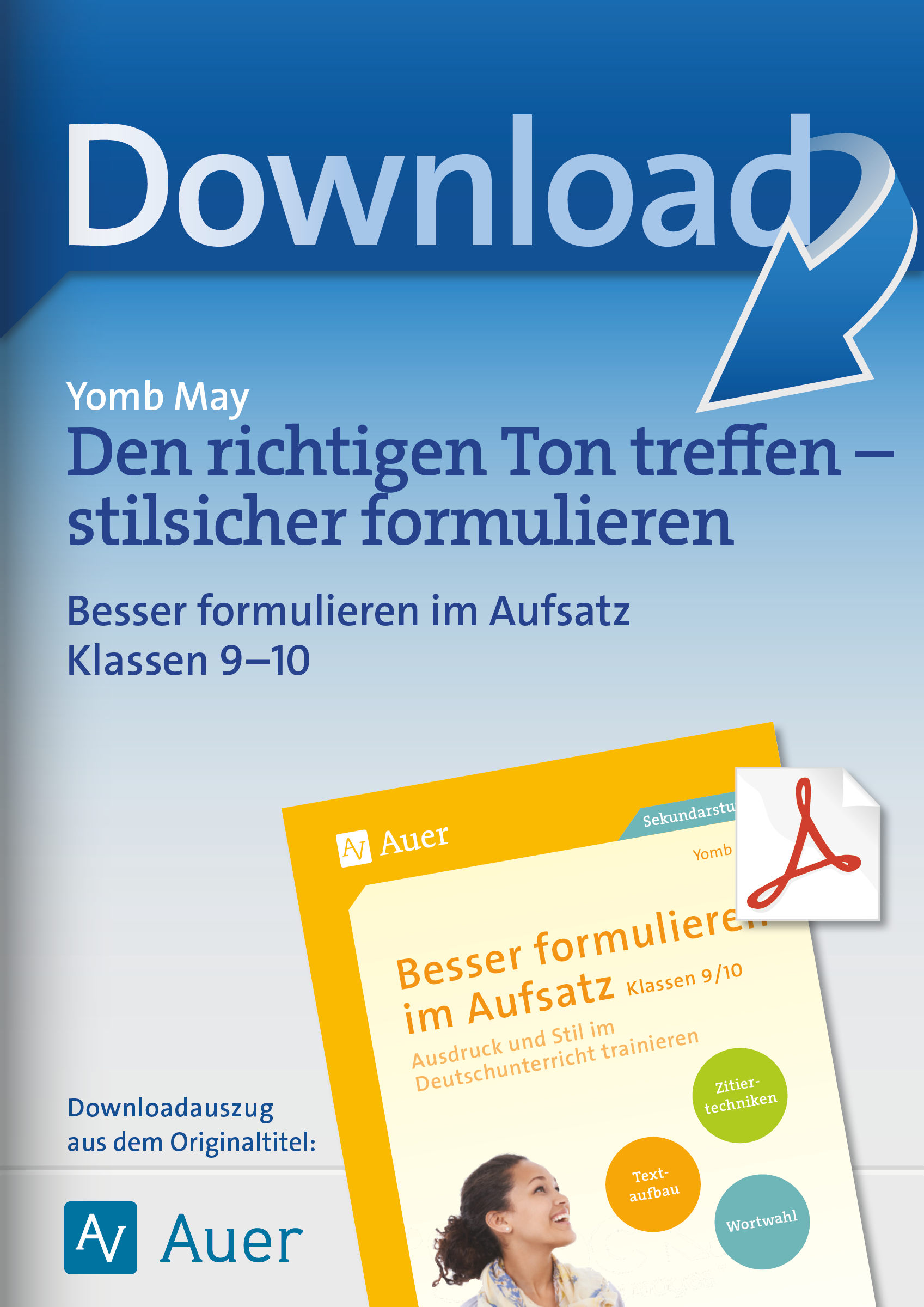 Auer Verlag Den richtigen Ton treffen - stilsicher formulieren