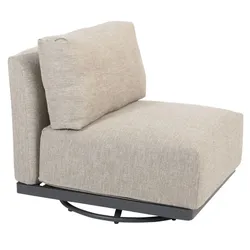 4 Seasons Furore Swivel Sessel  beige mit 3 Kissen