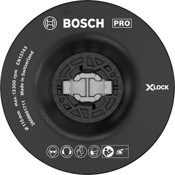 Bosch PRO Backing Pad X-Lock, weich, 115 mm, weich 2608601711