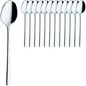 Solex Espressolöffel Helena 122211, 11,6 cm, Edelstahl 18/10, silber poliert, 12 Stück