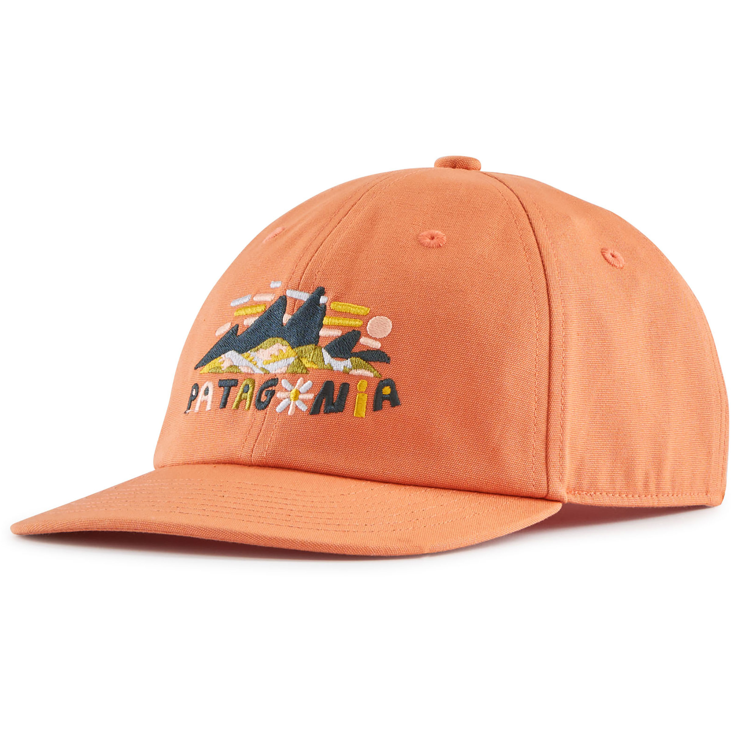 Patagonia Funhoggers Cap Kinder Basecaps orange Trekking Hautfreundlich