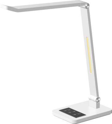 Hansa Tide LED-Tischlampe, Farbtemperatur einstellbar, Memory-Funktion, metallicgrau/weiß