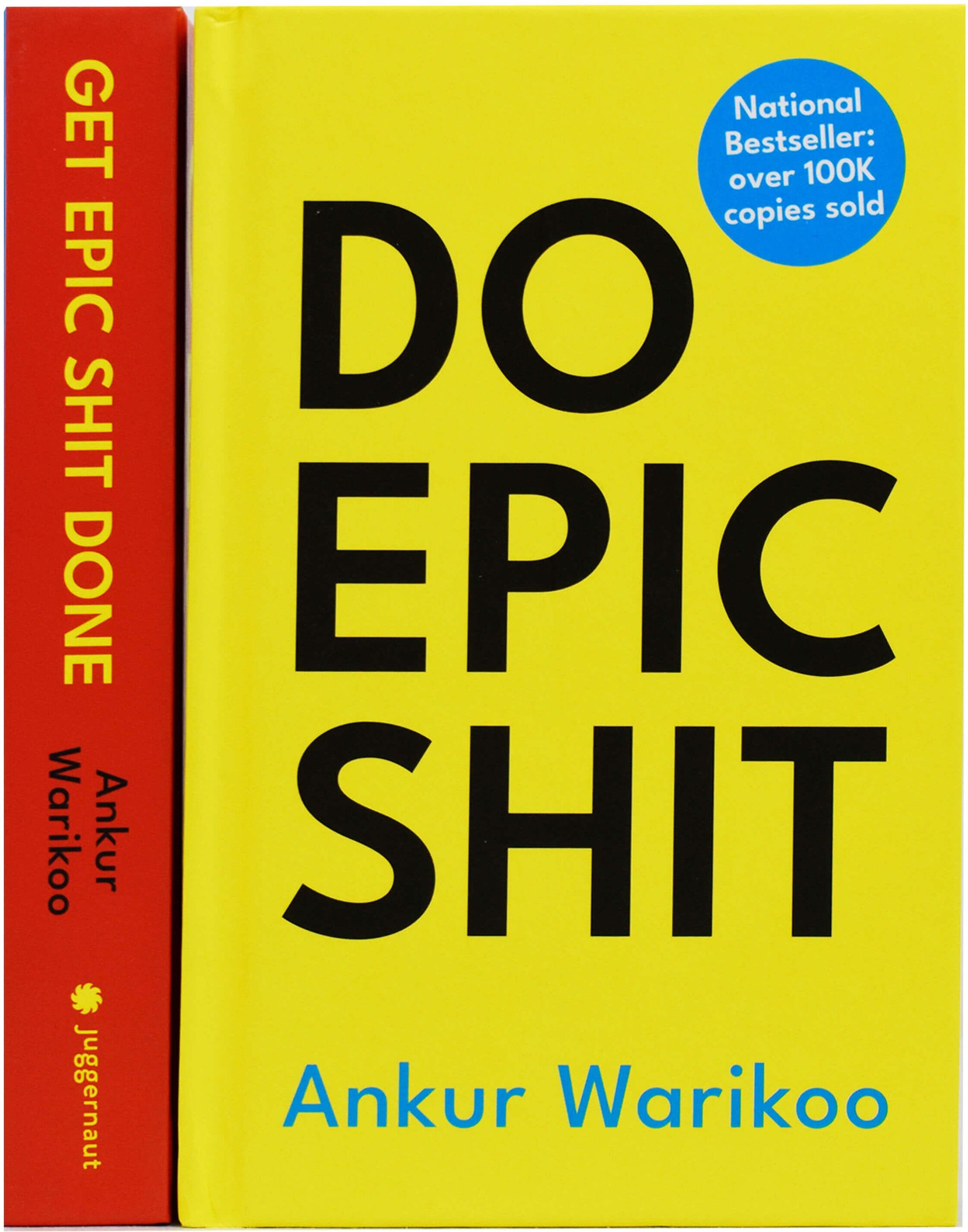 Ankur Warikoo Collection 2 Books Set (Get Epic Shit Done, Do Epic Shit) - Non Fiction - Hardback Juggernaut