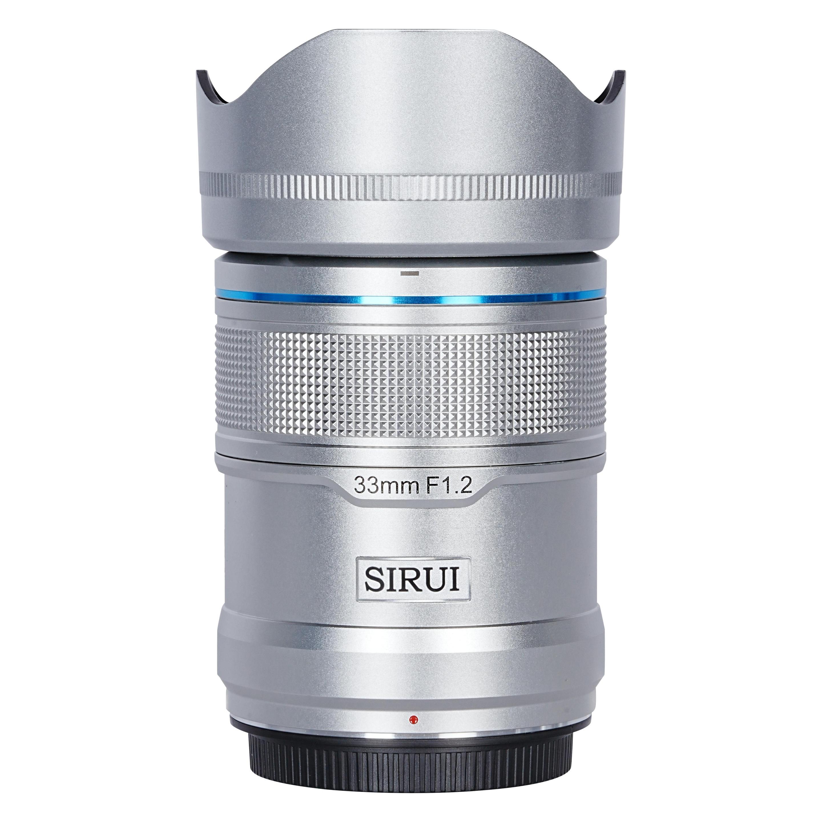Sirui Sniper 33mm F1.2 APSC Auto-Focus Lens (Sony-E Mount, Silver) (Sony E, APS-C / DX) (781154)