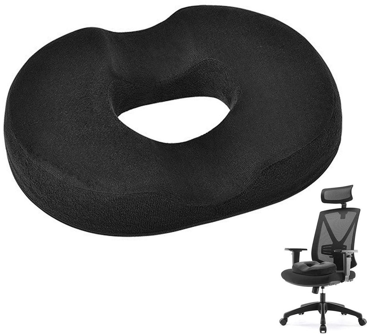 Orthopedisch donutvormig zitkussen voor drukverlichting bij aambeien, stuitjeklachten of na de bevalling