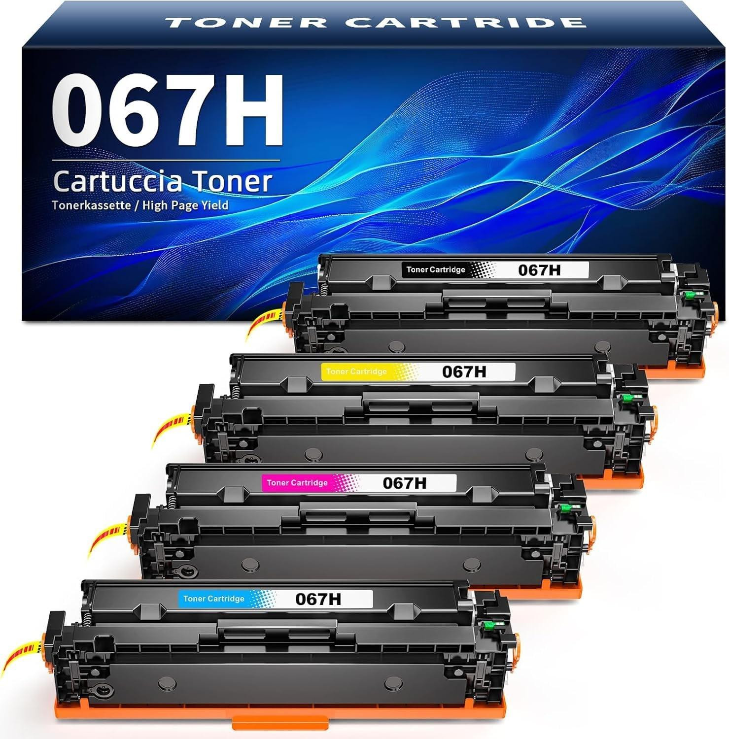 Merkloze compatibele toner voor Canon i-SENSYS, 4 stuks