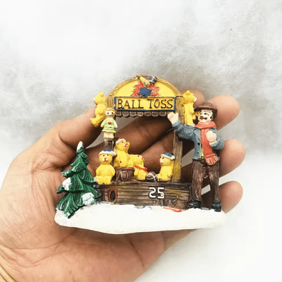 Inspire Curations Holiday Miniature Sand Table Figurines Festive DIY Scene Decor For Desk & Displays 7 04 004