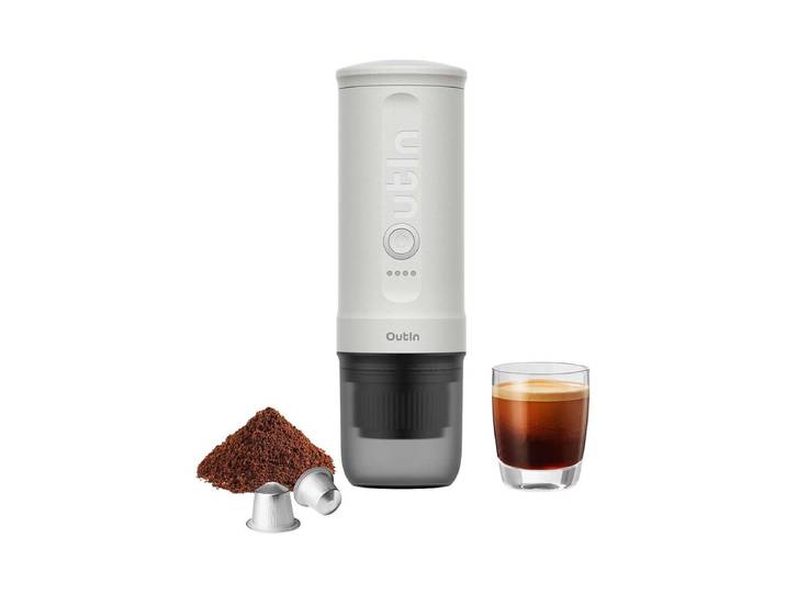 Outin Nano Tragbare Espressomaschine Weiss