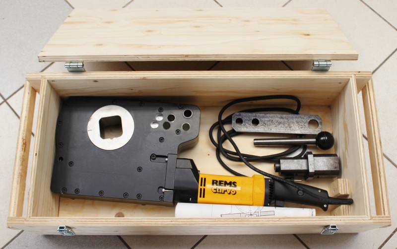 REMS Elektro Rohrbieger Curvo 50 Nr. 580110 Rohrbiegemaschine große Rohre biegen