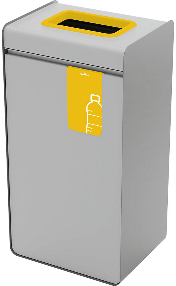 Wertstoffsammler DURASORT® 55 l, HxBxT 830 x 420 x 330 mm, Plastik, gelb DURABLE