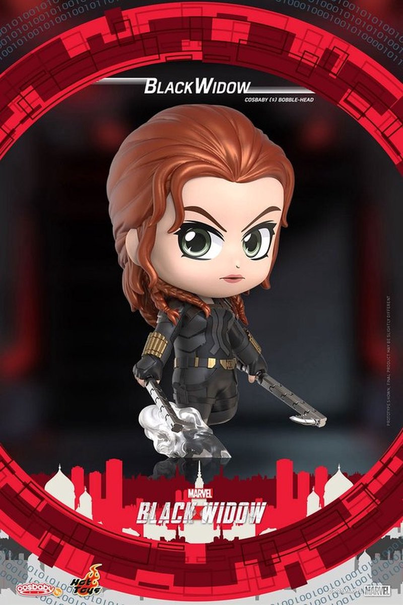 Marvel Black Widow Cosbaby Mini Figuur 10 cm