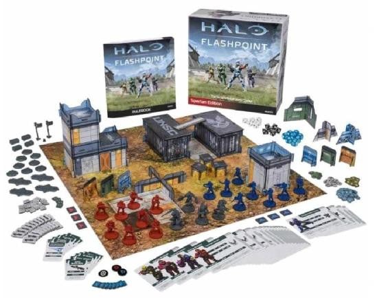 Asmodee Halo: Flashpoint - Spartan Editie Bordspel
