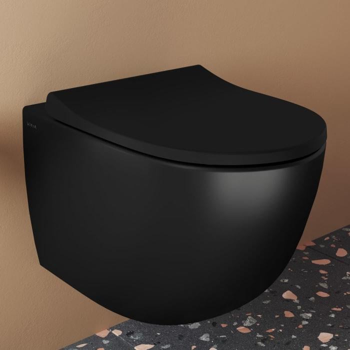 VitrA Sento wandtoilet met VitrA Flush 2.0 diep spoelsysteem zonder spoelrand