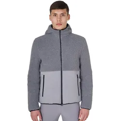 Jacke EO Teddy Hybrid Herren, mit Kapuze