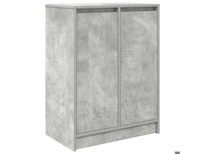 Bonne qualité - Armoire à chaussures - BONNIE - Commode à chaussures gris béton 57x34x76cm - Bois d'ingénierie - Meuble d'entrée