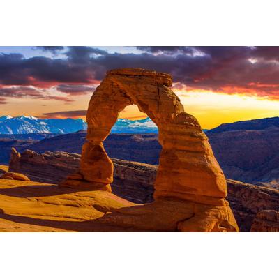 Fototapete PAPERMOON "Canyon", bunt, B:2,5m L:1,86m, Vlies, Tapeten