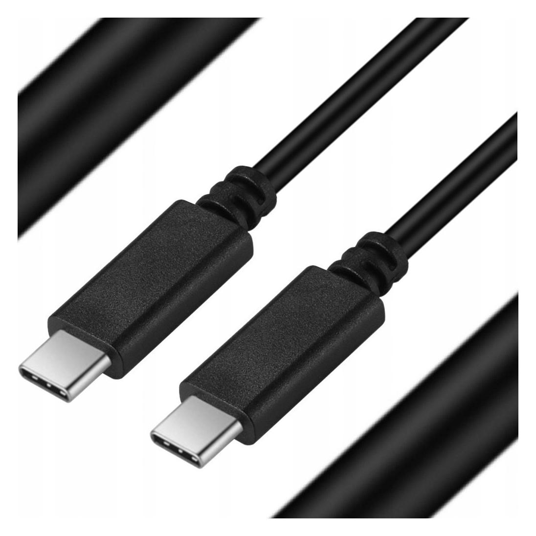 Art Kabel USB USB-C - USB-C 2 m Czarny (KABUSBC OEM-C6-2) (1 m) (OEM-C6-1)