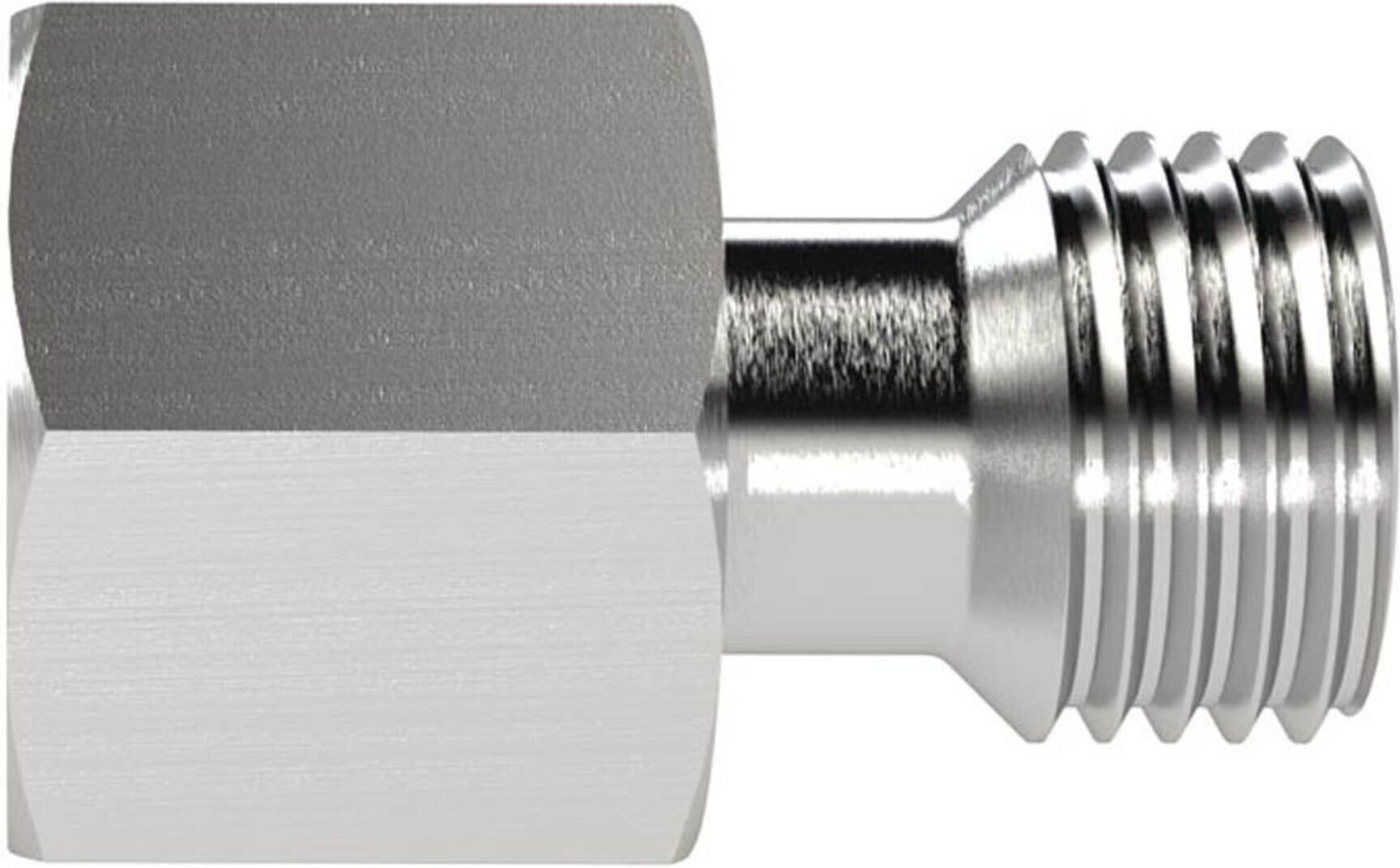 Riegler Reduzierung, Rohr-Außen-Ã˜ Zapfen 10 mm, Muffen 6 mm, ES 1.4571 (ES 211)