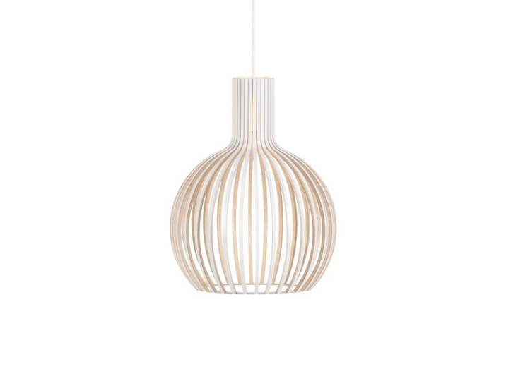 Secto Design Pendelleuchte Octo Tre 4242, Skandi-Look, aus Holzl