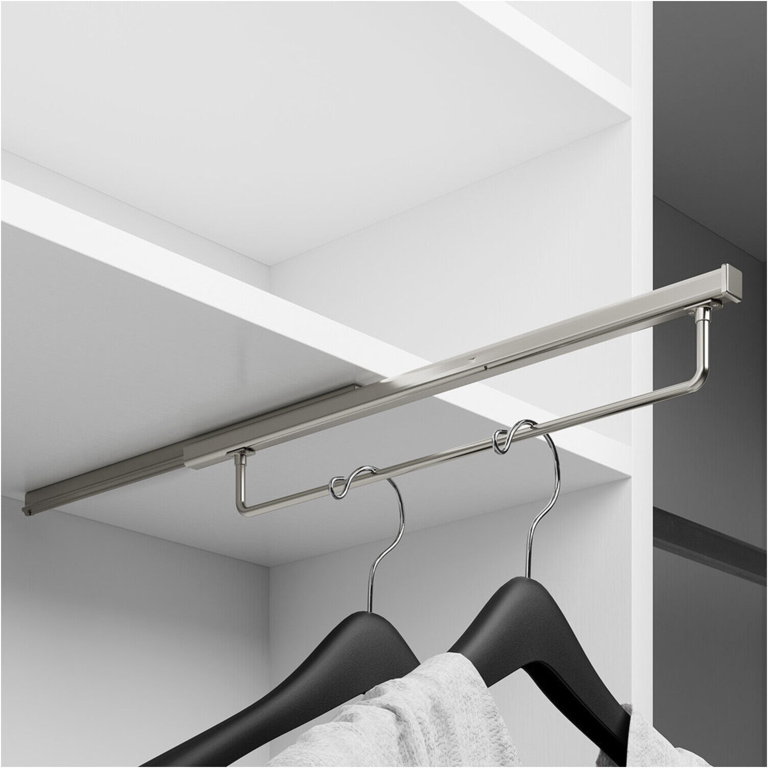 E/D/E Schrank-Kleiderbügelhalter Quadro 9365000 Korpust. 500mm L497mm (5626409)