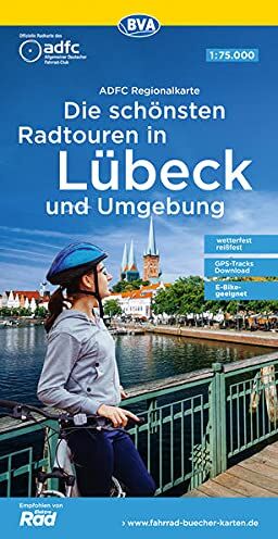 Allgemeiner Deutscher Fahrrad-Club e.V. (ADFC) - ADFC-Regionalkarte Die schönsten Radtouren in Lübeck und Umgebung: 1:75.000, reiß- und wetterfest, GPS-Tracks Download (ADFC-Regionalkarte 1:75000) - Preis vom 05.10.2026 03:47:11 h