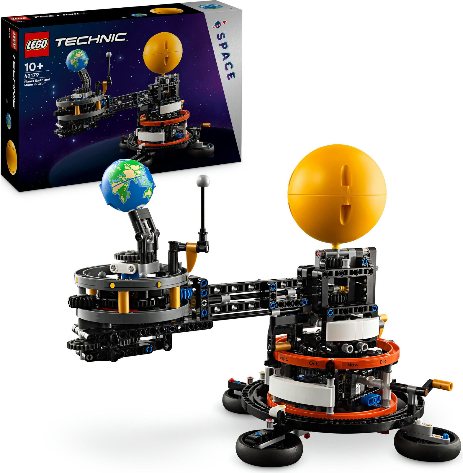 LEGO Technic 42179 Orbiting Earth and Moon Solar System Toy