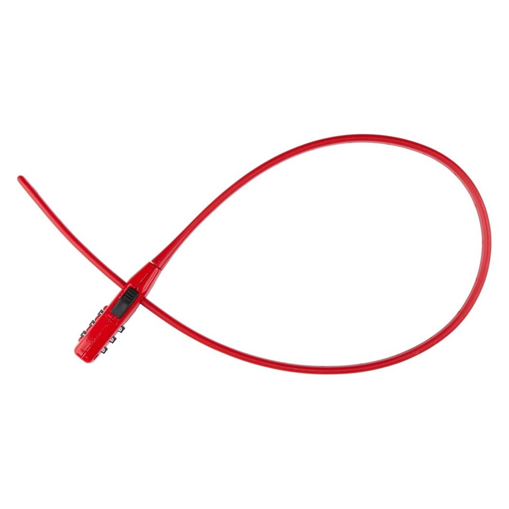 Dunlop Fahrrad Kombinationsschloss 53cm Rot (53 cm) (41453983)