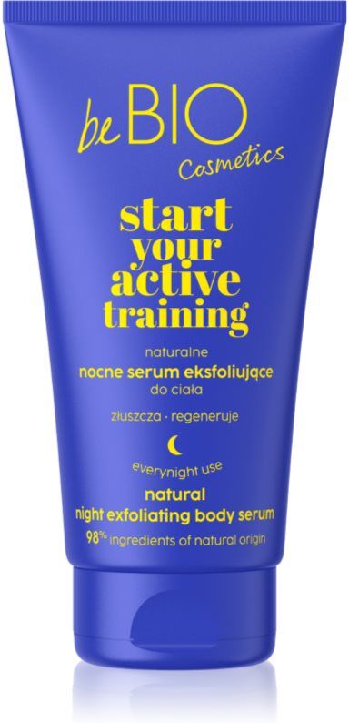beBIO Start Your Active Training sérum corporel aux effets exfoliants 150 ml