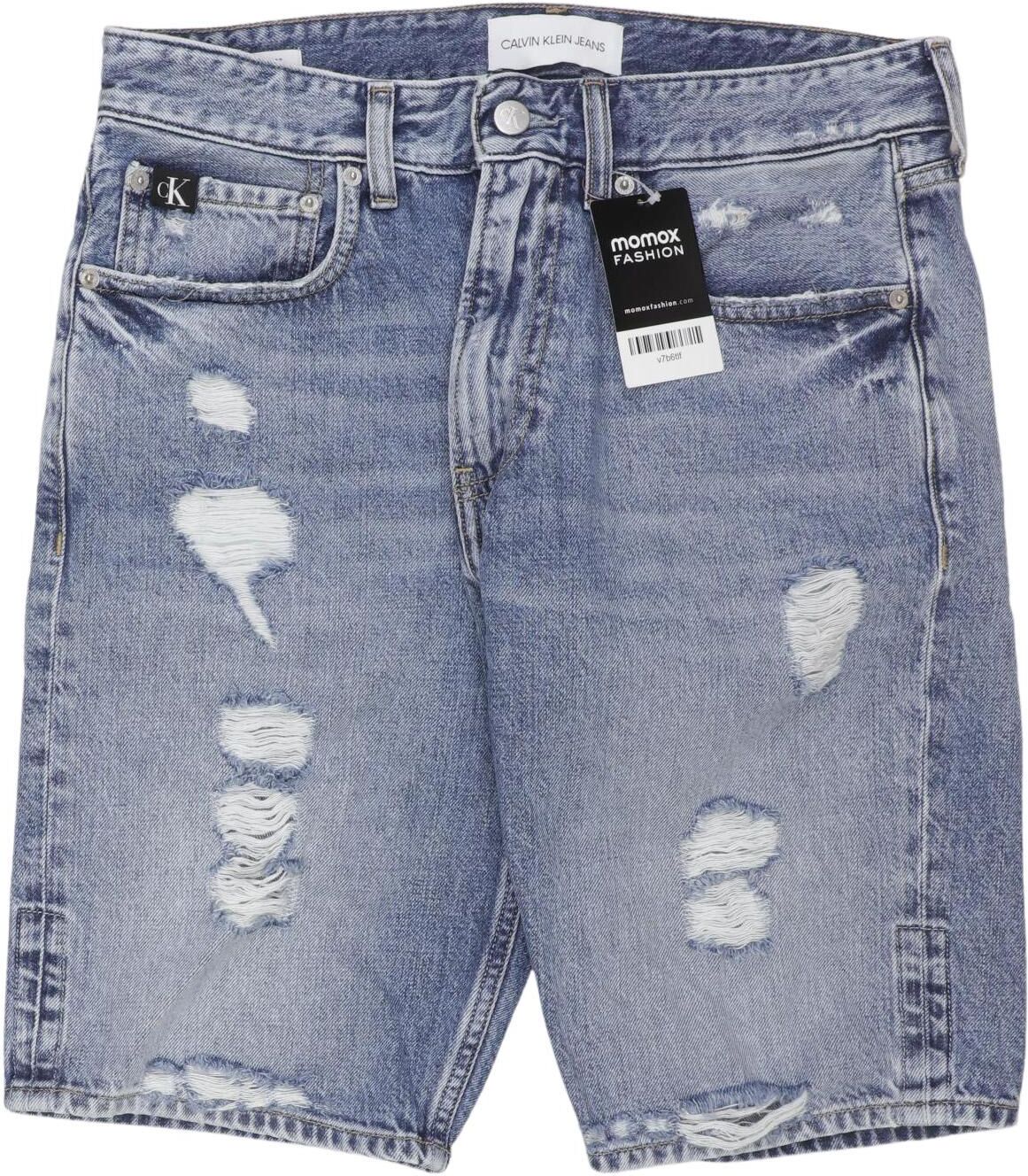 Calvin Klein Jeans Herren Shorts, Blau, Gr. W29, Baumwolle - Second Hand
