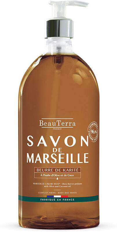 Beauterra Savon de Marseille au karité 1000 ml