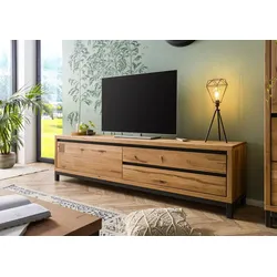 TV-Board Wildeiche 220x40x56 natur geölt VILLANDERS #154