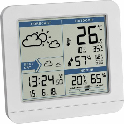 TFA Dostmann Sky 35.1152.02 Funk-Wetterstation Vorhersage für 2 Tage Anzahl Sensoren max. 1 St.