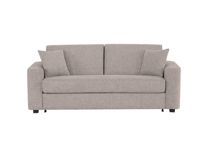 Xora Schlafsofa, Taupe, Kunststoff, 3-Sitzer, Füllung: Schaumstoff, 205x83x100 cm, Stoffauswahl, Rücken echt, Kinderzimmer & Jugendzimmer, Jugendmöbel, Jugendsofas