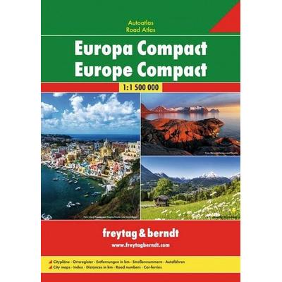 freytag & berndt Autoatlas Europa Compact 1:1,5 Mio., Taschenbuch von , KOMPASS Freytag & Berndt, 978-3-7079-1550-1