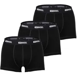 DIESEL Herren Boxershorts, 3er Pack - DAMIEN-UTLT, Trunks, Cotton Stretch Schwarz / L