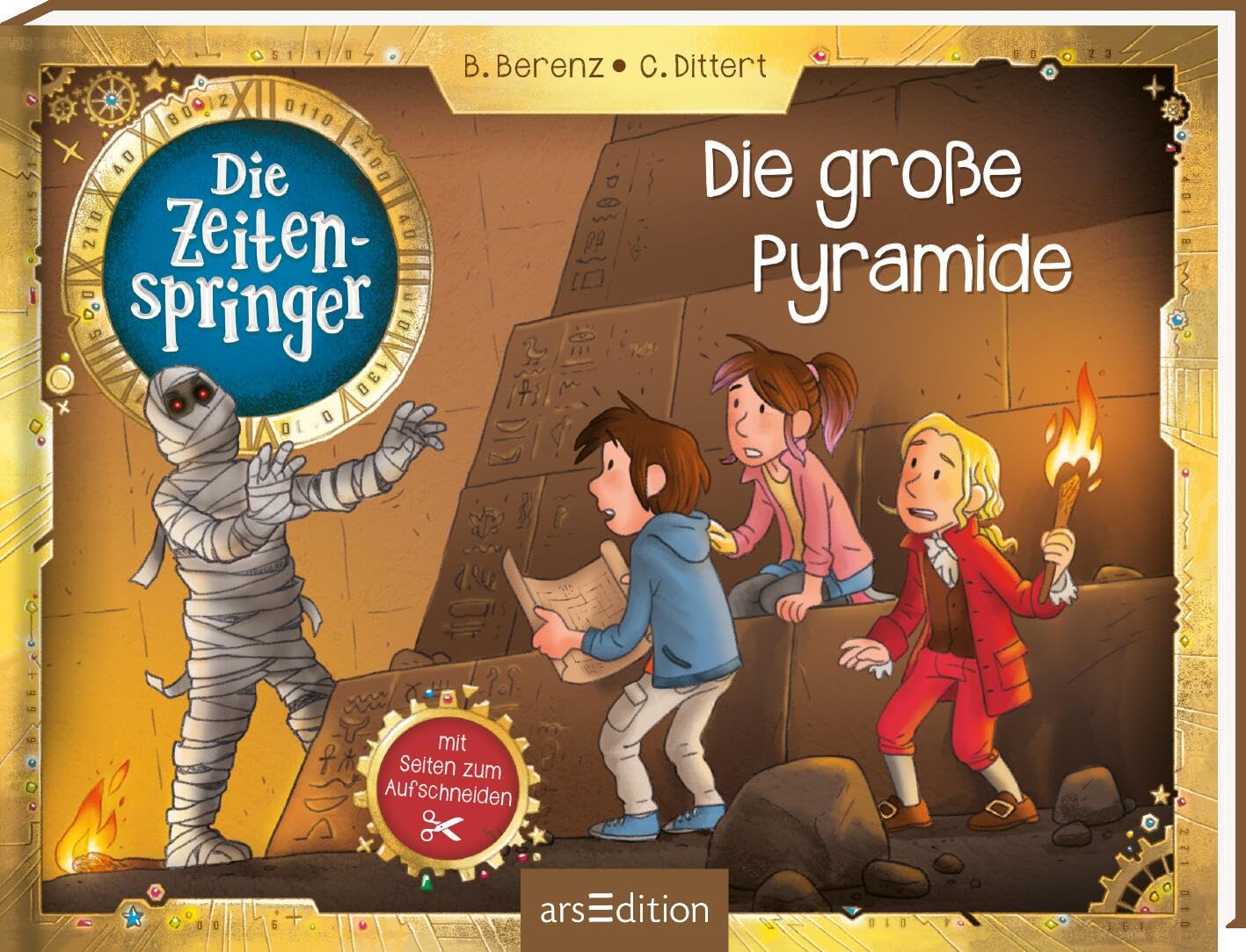 Björn Berenz - Die Zeitenspringer – Die große Pyramide: Mit Seiten zum Aufschneiden Eine spannende Geschichte aus dem alten Ägypten mit Rätseln und Sachinfos für Kinder ab 9 Jahren - Preis vom 18.10.2026 19:22:15 h