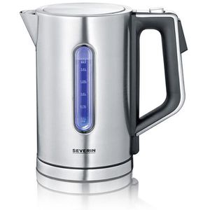 Severin Wasserkocher WK 3418, silber, 1,7 Liter, 3000 Watt, mit Edelstahlgehäuse