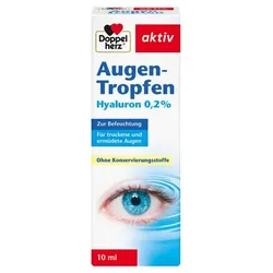 DOPPELHERZ Augen-Tropfen Hyaluron 0,2% 10 ml