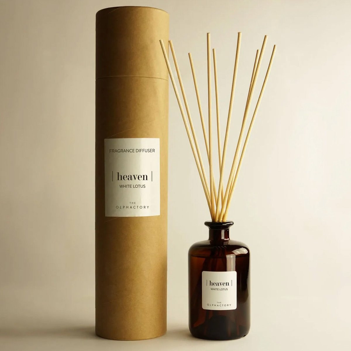 The Olphactory Luxe Geurstokjes Diffuser Heaven White Lotus 500 ml