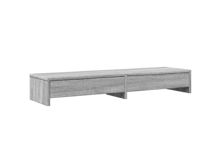 vidaXL Support de moniteur avec tiroirs sonoma gris bois d'ingénierie