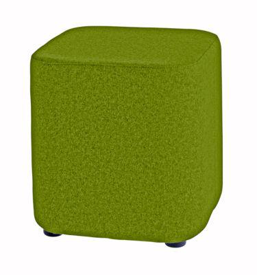 Nowy Styl Sitzhocker TAPA Square O Type, Schurwolle, B 450 x T 450 x H 470 mm, grün