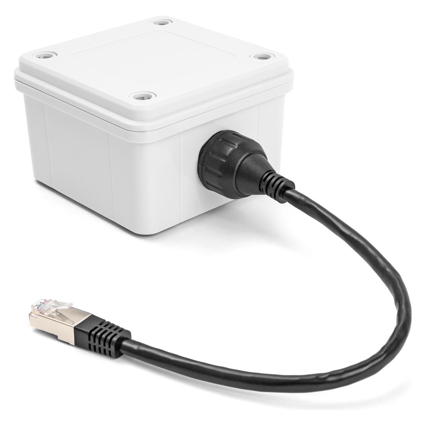 Delock Kabel RJ50 Stecker zu RJ50 Buchse zum Einbau mit Vers (0.20 m) (87893)