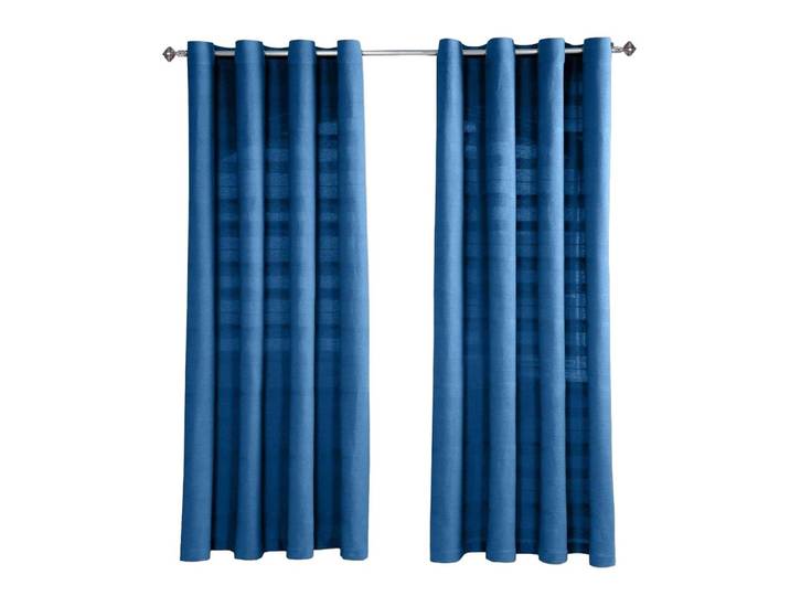 ÖSENVORHANG Rajput blickdicht 2er-Set, 137/137 cm