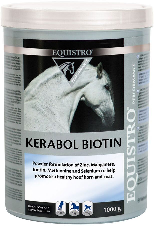 Equistro Kerabol Biotin Erg.Futterm.Pulver f.Pferd 1 kg Pulver